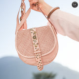 Borsetta Milano in pelle intrecciata Fury Bags#colore_cipria