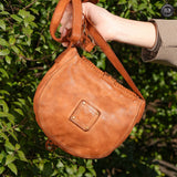 Borsetta Milano in pelle intrecciata Fury Bags#colore_cuoio
