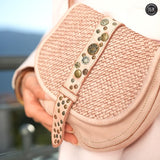 Borsetta Milano in pelle intrecciata Fury Bags#colore_cipria
