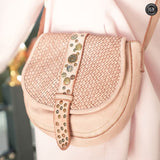Borsetta Milano in pelle intrecciata Fury Bags#colore_cipria