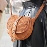 Borsetta Milano in pelle intrecciata Fury Bags#colore_cuoio