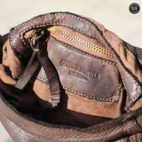 Borsetta Milano in pelle intrecciata Fury Bags#colore_testa-di-moro