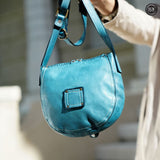 Borsetta Milano in pelle intrecciata Fury Bags#colore_ottanio
