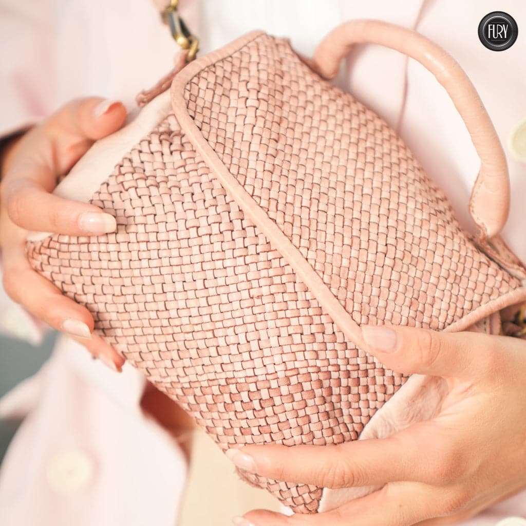 Borsetta Siena in pelle intrecciata - Fury