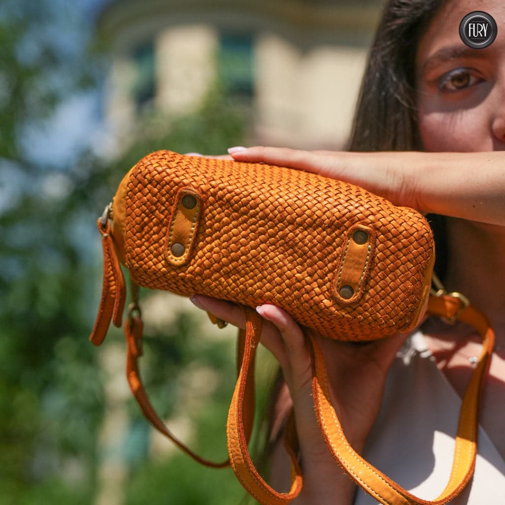 Borsetta Siena in pelle intrecciata - Fury