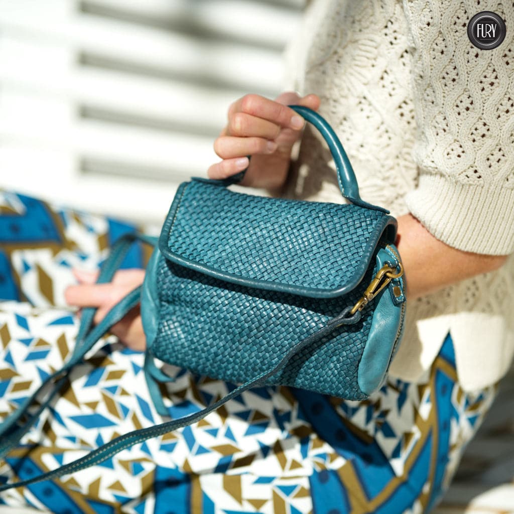 Borsetta Siena in pelle intrecciata - Fury