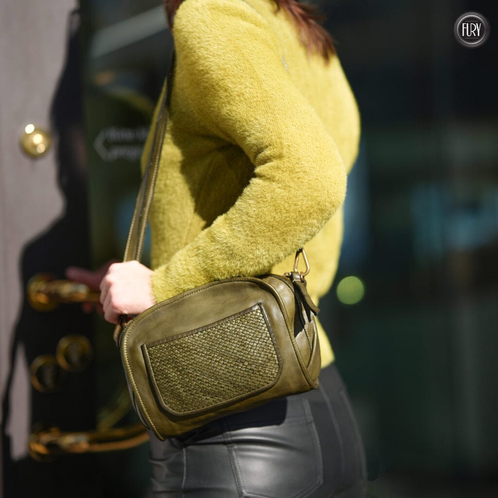 Borsetta Torino in pelle intrecciata - Fury