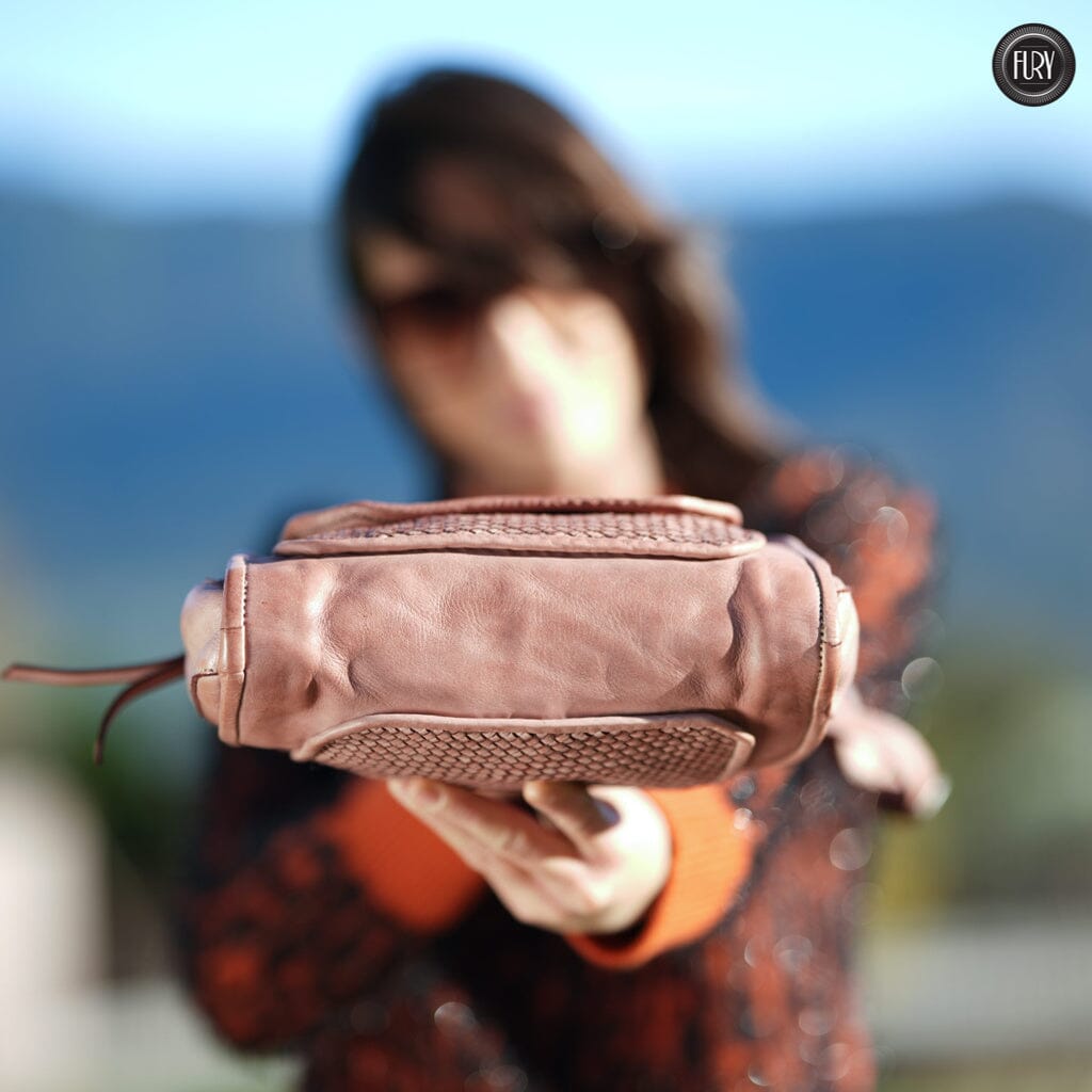 Borsetta Torino in pelle intrecciata - Fury