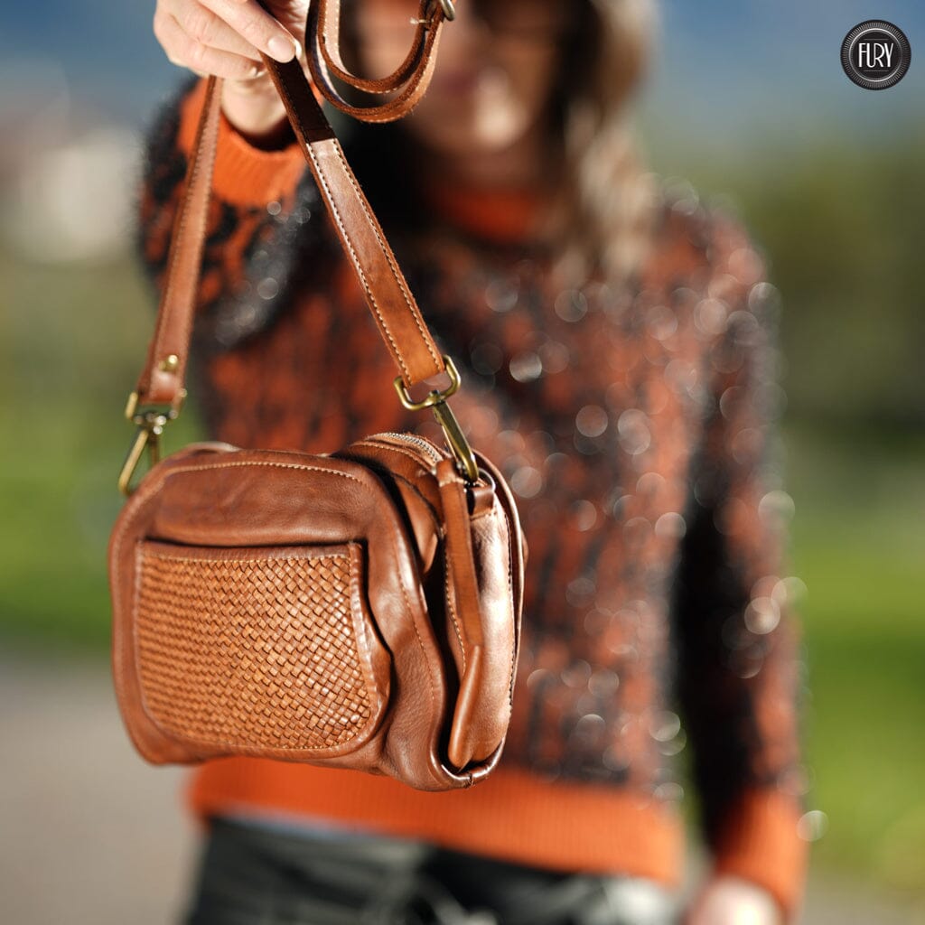 Borsetta Torino in pelle intrecciata - Fury