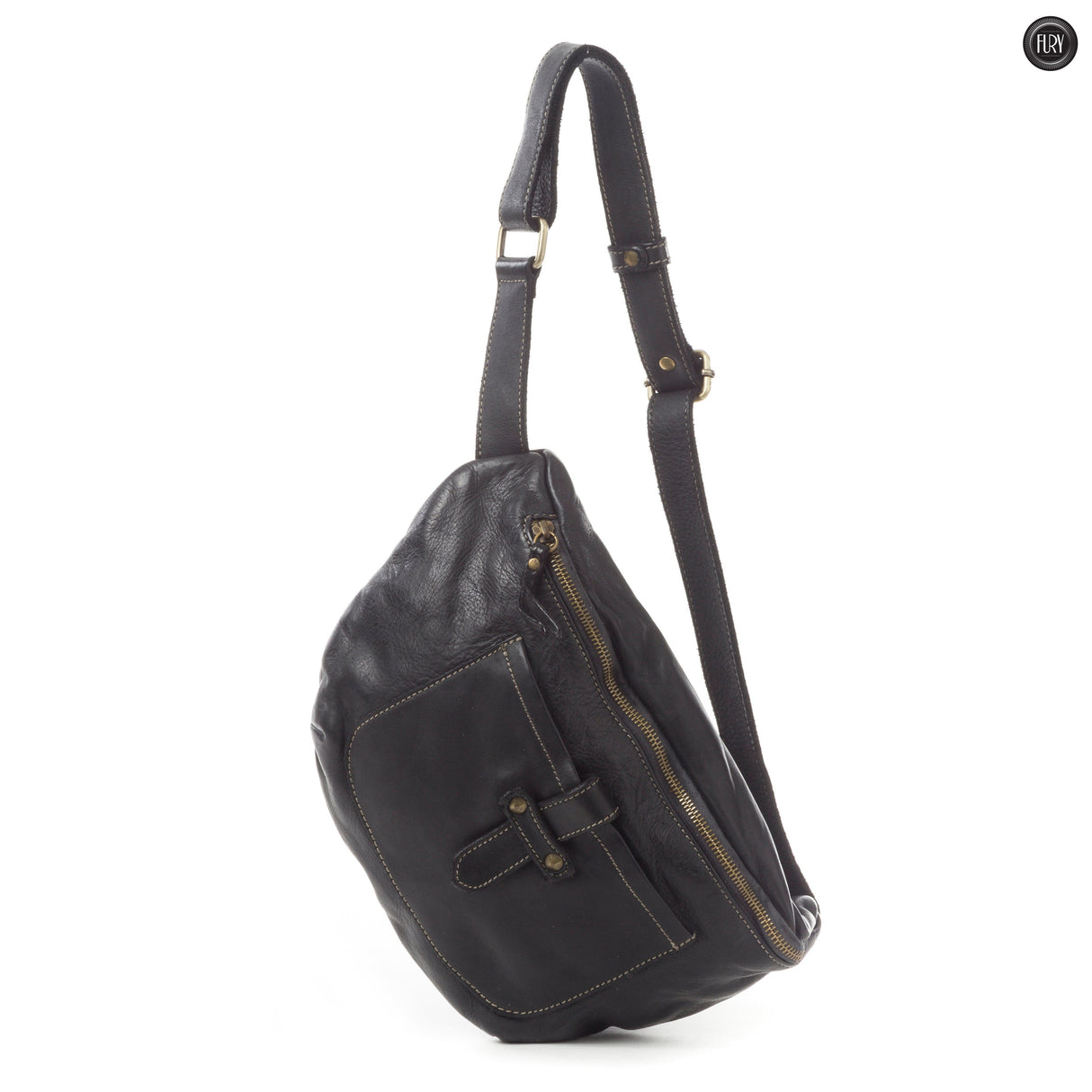 Marsupio Taylor in pelle Fury Nero