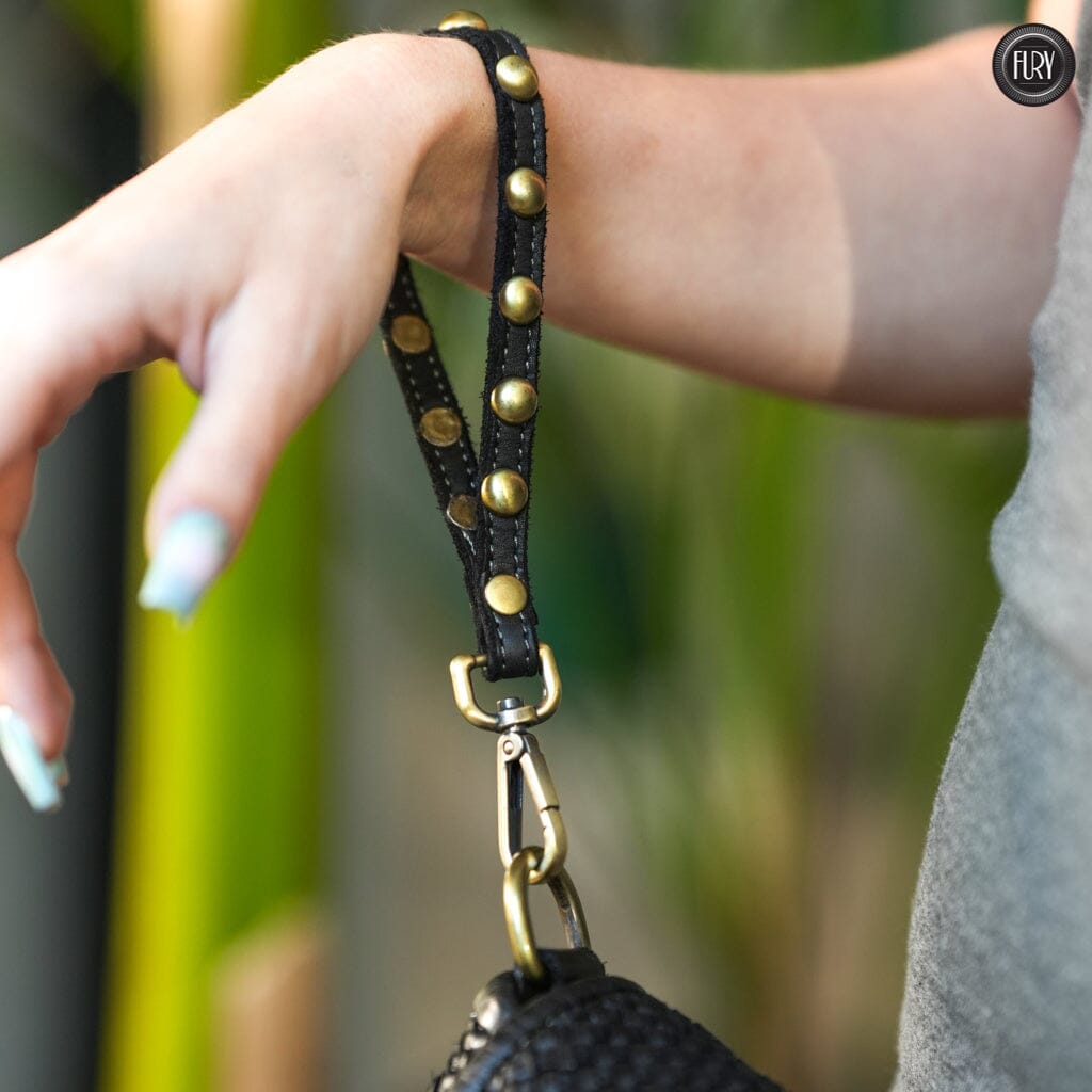 Pochette Sofia in pelle intrecciata - Fury