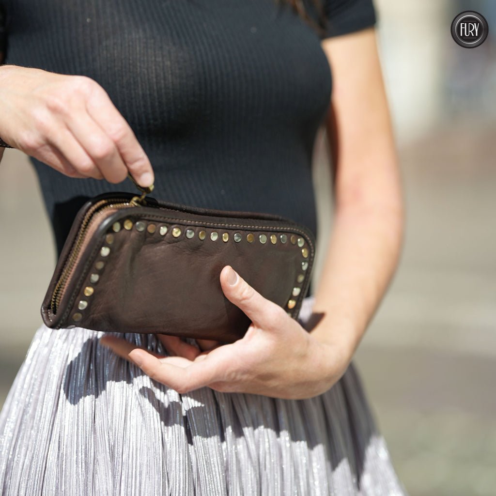 10 Pezzi Testa Tonda In Ottone Massiccio Vite Rivetto Manopola Borsa In Pelle Cintura Bottone Chiodo Per Cucire Accessori Fatti A Mano Fai Da Te Materiale - Italia - Foto 9