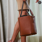 Secchiello Marta in pelle Fury#colore_cuoio