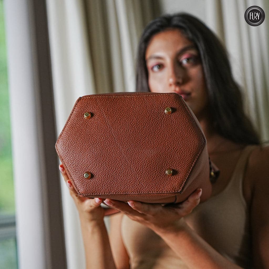Secchiello Marta in pelle Fury#colore_cuoio
