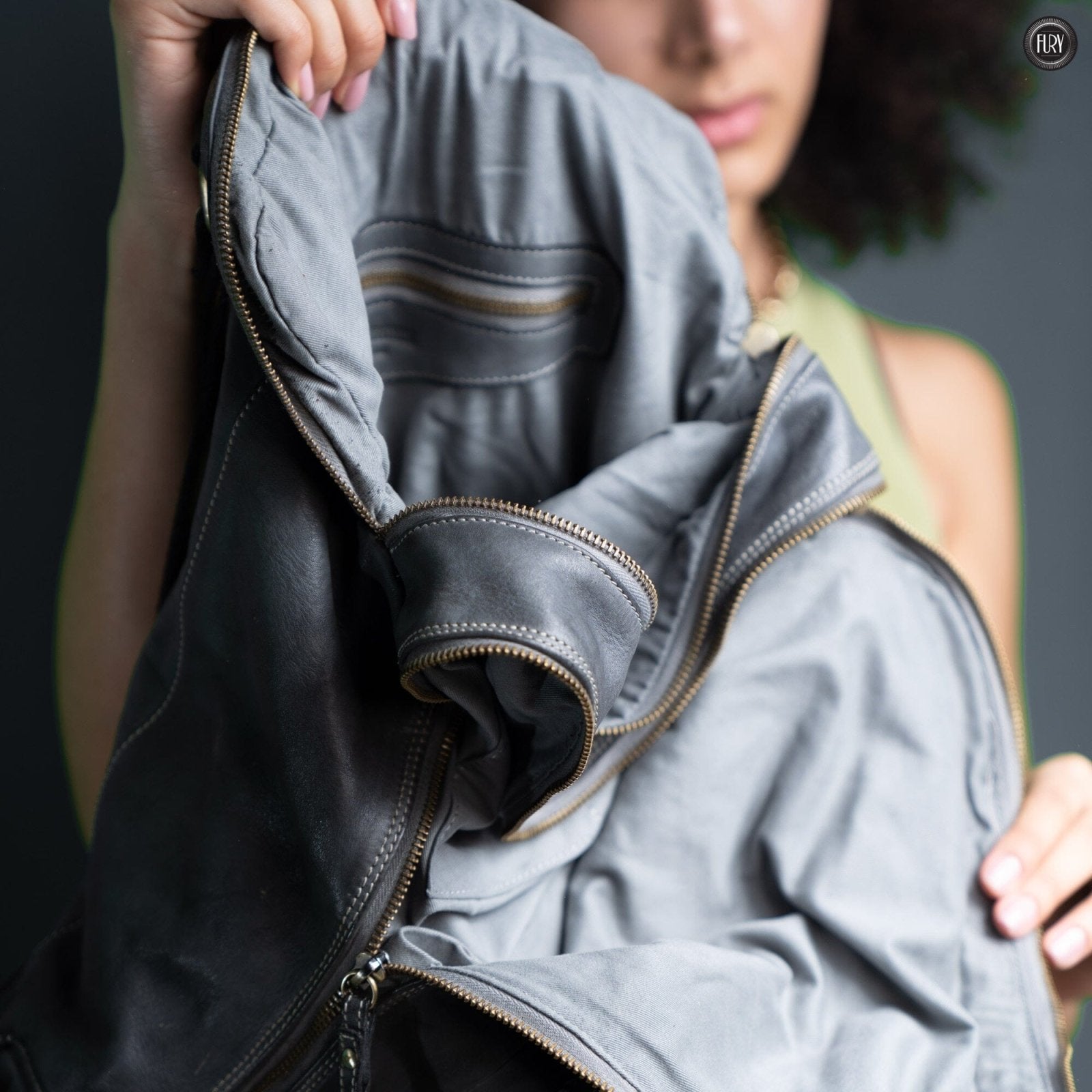 Zaino Daily unisex in pelle - Fury