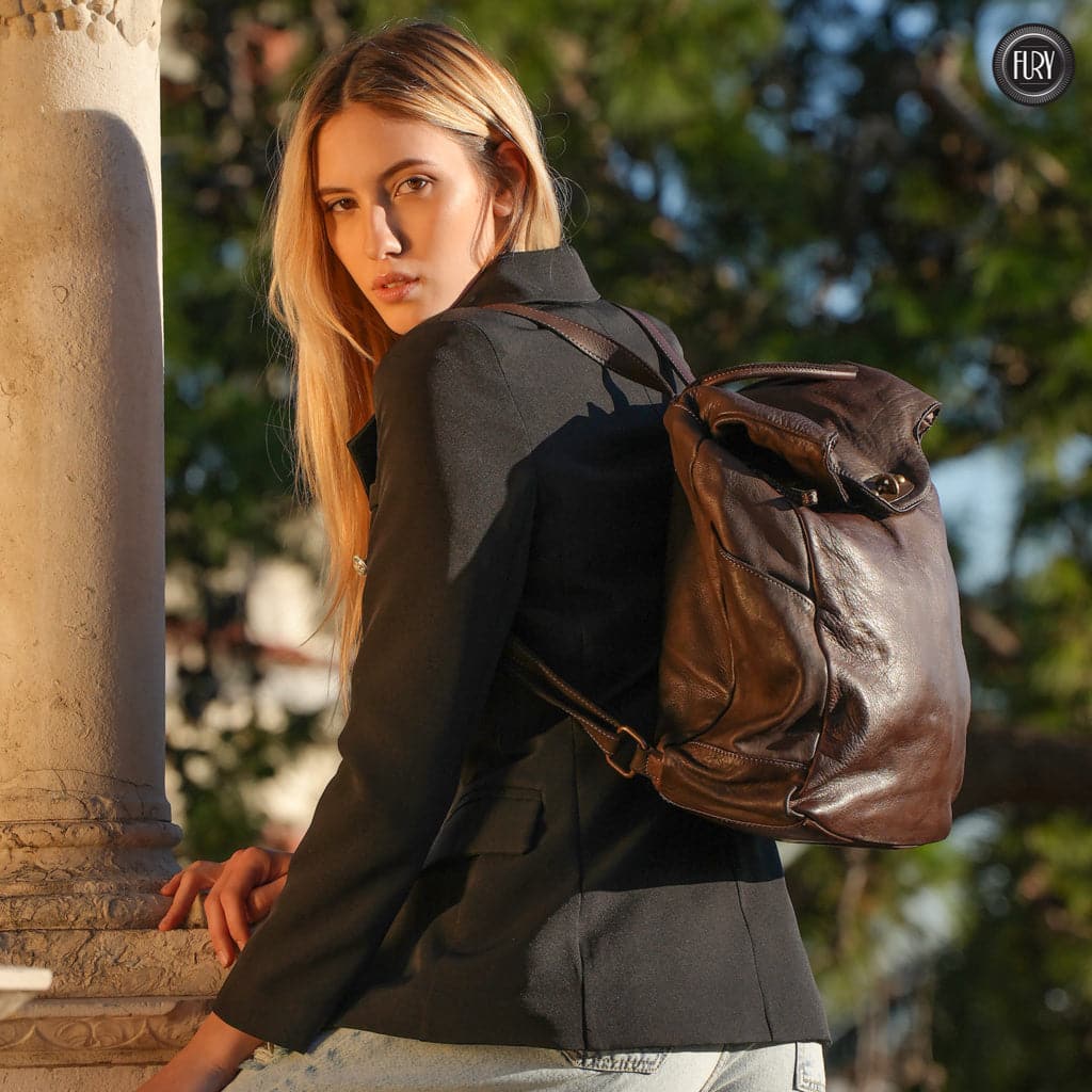 Zaino Danzo in pelle - Fury