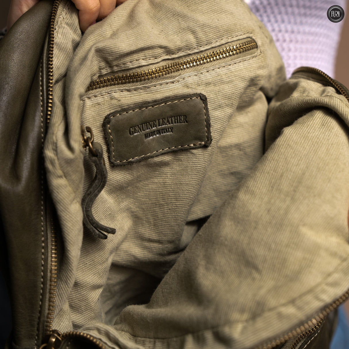 Zaino Ken in pelle Fury 