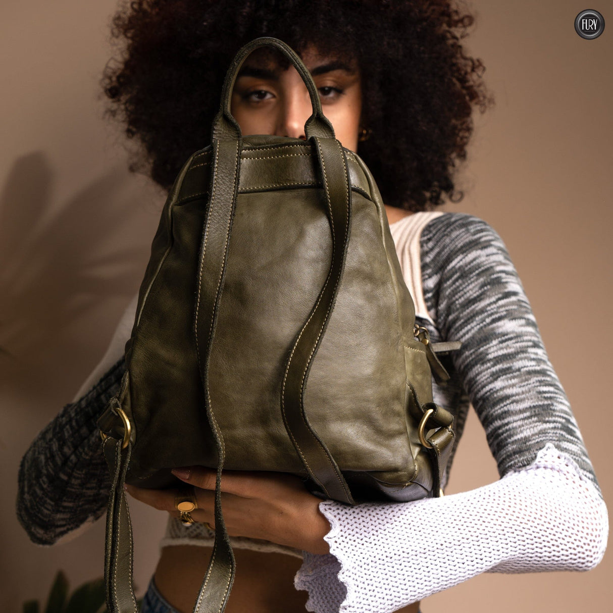 Zaino Ken in pelle Fury 